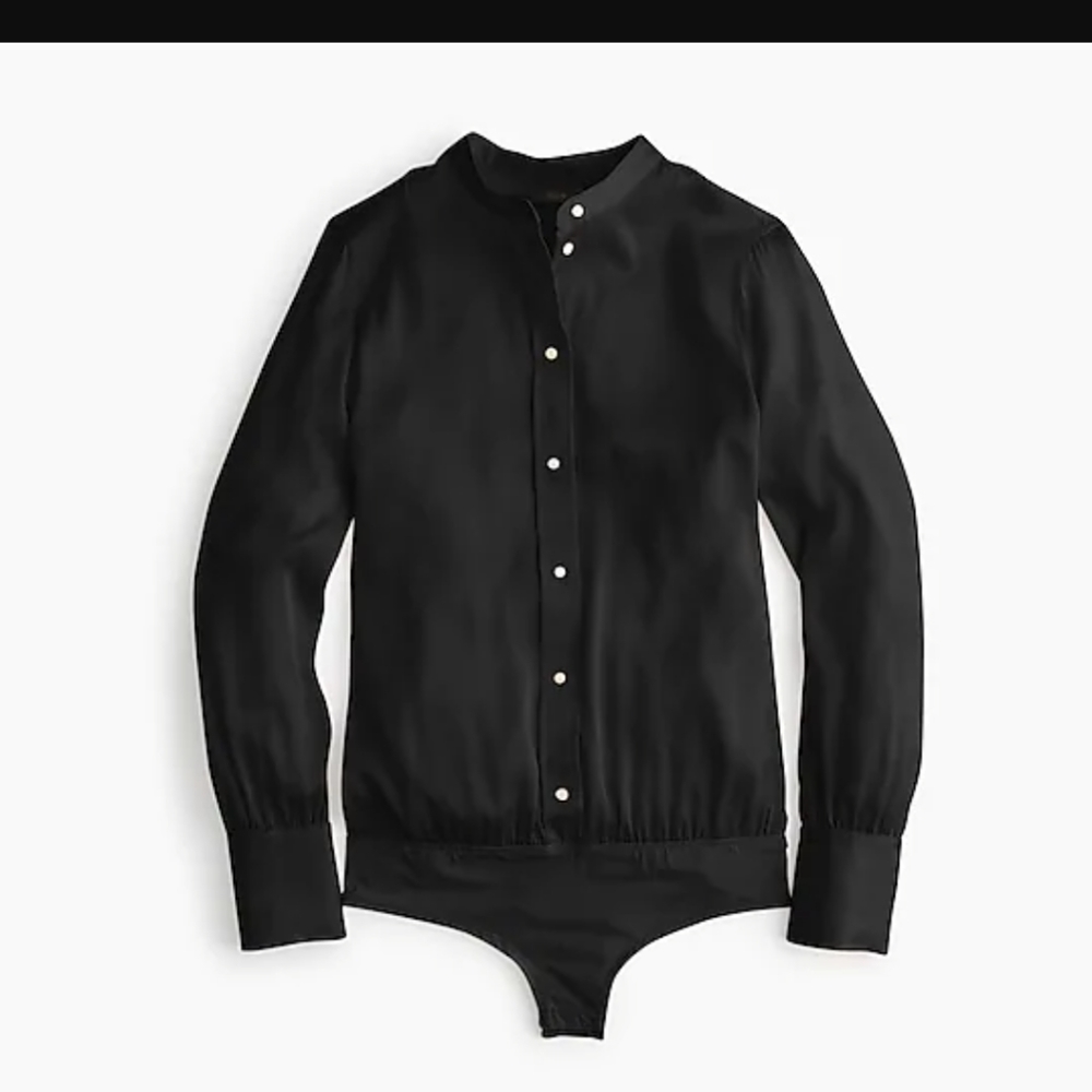 J Crew Silk Bodysuit
